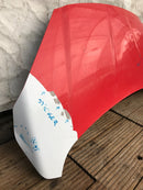 FORD COURIER MK1 2014-22 GENUINE BONNET HOOD PANEL in WHITE /RED ADGHESVE