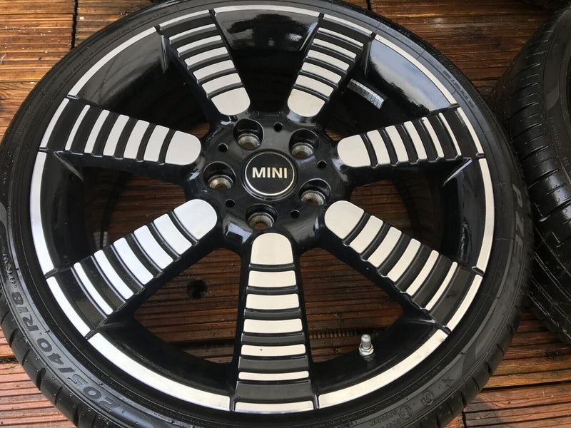 MINI COOPER S F55 F56 4x ALLOY WHEEL RIM SET 18' 7Jx18H2 IS54 4x TYRE 205x40 R18