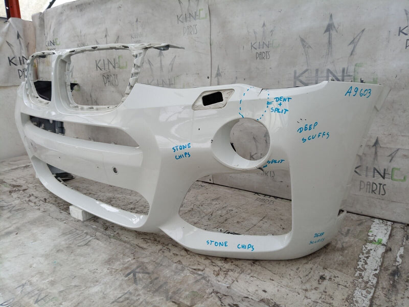 BMW X3 F25 M SPORT 2014-2017 LCI FRONT BUMPER PDC GENUINE 51118056874
