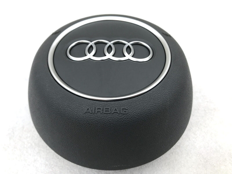 AUDI A1 A3 A4 A5 Q5 2016-2020 FACELIFT STEERING WHEEL COVER A I R  B A G -GREY