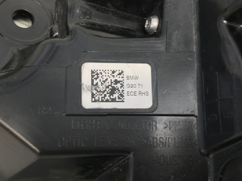 BMW 3' G20 SALOON 2018-ON REAR BOOT LID TAILGATE RIGHT SIDE LED TAIL LIGHT LAMP