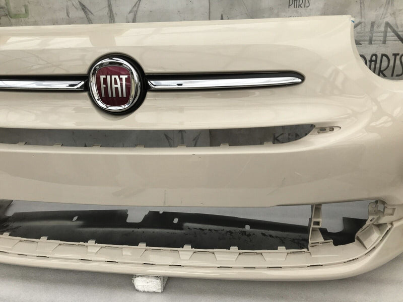 FIAT 500 LOUNGE FACELIFT 2015-23 FRONT BUMPER & TOP BADGE LOGO 735619491