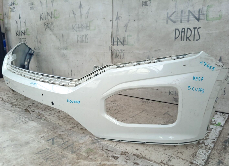 VW T-ROC 2G 2017-2018 FRONT BUMPER GENUINE in WHITE, PDC HOLES 2GA807221J