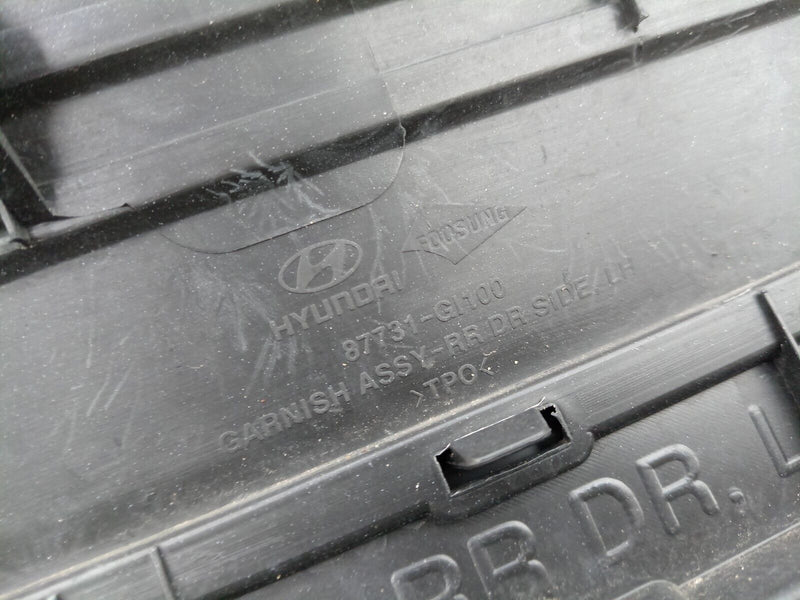 HYUNDAI IONIQ 5 2021-ON REAR LEFT DOOR TRIM GENUINE 87731-GI100