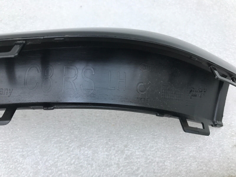 AUDI RS7 C8 2019- REAR BUMPER ON THE TOP DIFFUSER LEFT SIDE STRIP TRIM MOULDING