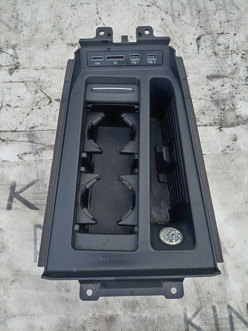 AUDI E-TRON 2018-ON CENTER CONSOLE CUP HOLDER STORAGE 4KE862533E GENUINE