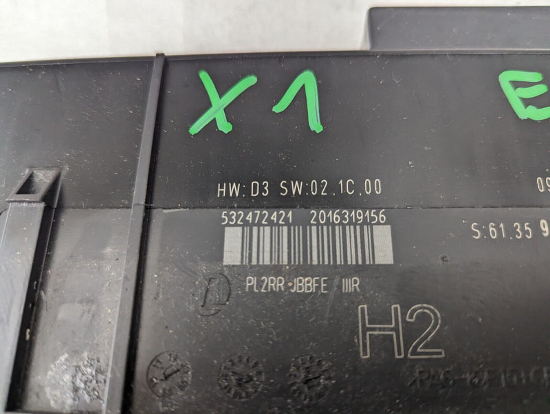 BMW X1 E84 2009-2015 BCM BODY CONTROL MODULE H2 9229878
