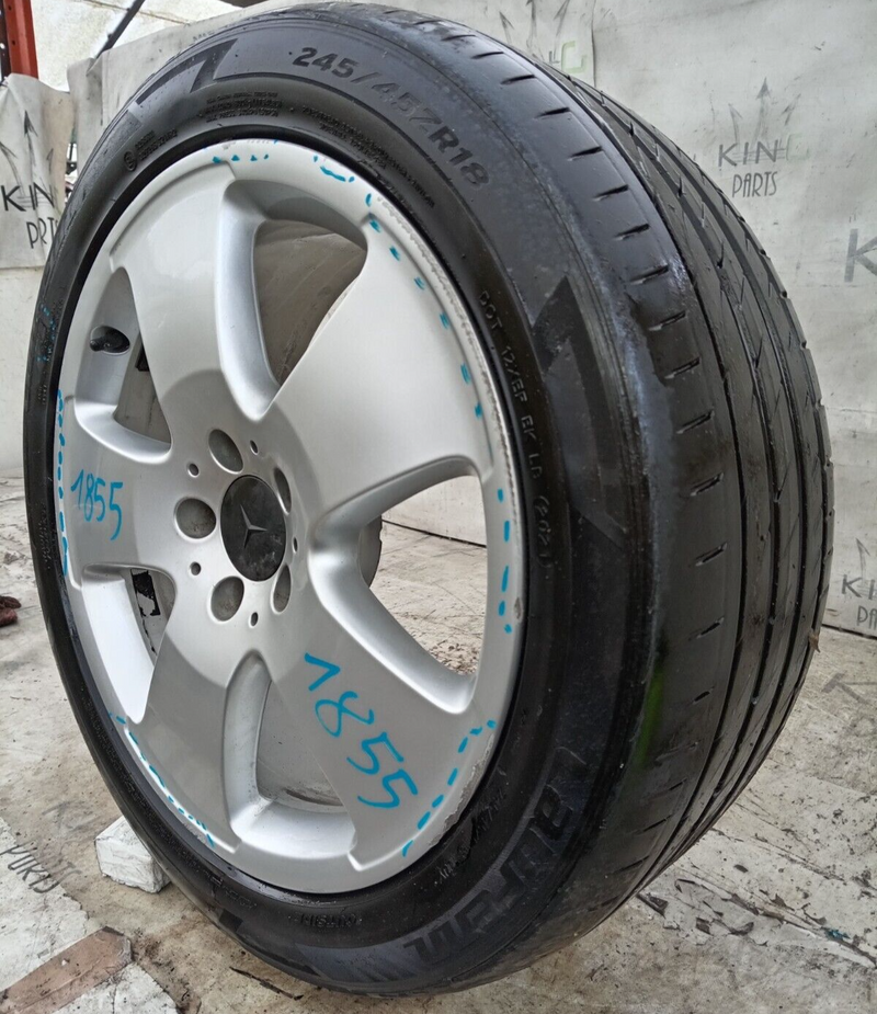 MERCEDES S CLS W221 BBS ALLOY WHEEL RIM 18" 8.5Jx18H2 ET43 TYRE 245/45/R18