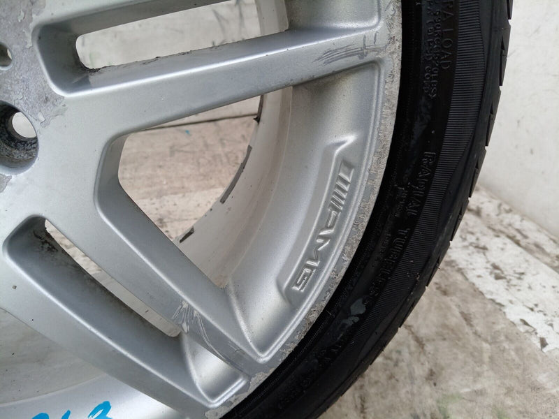 MERCEDES W204 AMG ALLOY WHEEL RIM 17" 8.5Jx17H2 ET58 & TYRE 245x40 R17