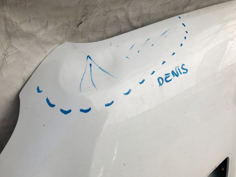 FORD TRANSIT MK4 2013-24 GENUINE ALUMINIUM FRONT BONNET HOOD PANEL WHITE