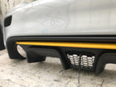 FIAT 500 ABARTH 595 LCI 2016-ON REAR BUMPER, DIFFUSER & TRIM MOULDING