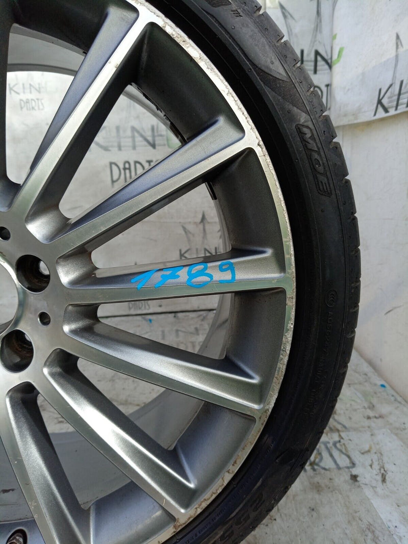 MERCEDES W205 AMG REAR ALLOY WHEEL RIM 19' 8,5Jx19H2 ET52 TYRE 255/35/19