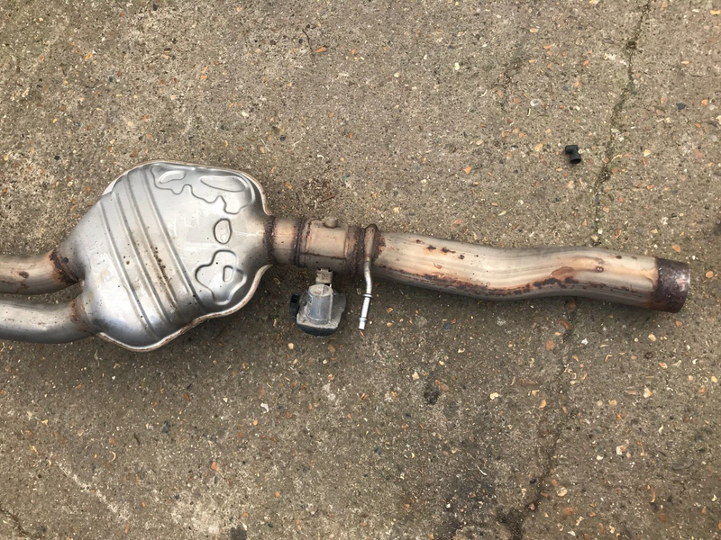 AUDI SQ5 MK2 3.0 DIESEL EXHAUST SILENCER MUFFLER 80A253411 & FLAP MOTOR & MODULE