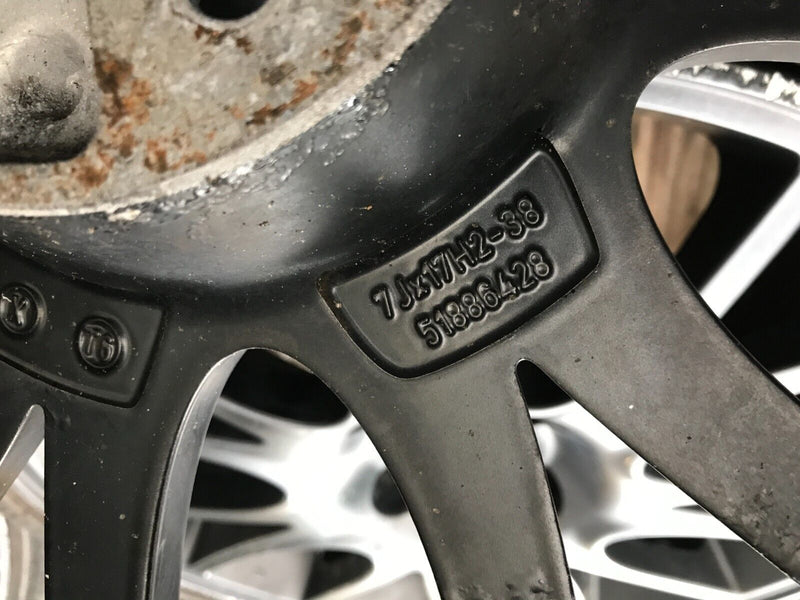 FIAT 500 ABARTH TYRE & SET 4x ALLOY WHEEL RIMS 17" 205x40x17 7J ET38