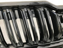 SKODA KODIAQ 2016-2020 FRONT BUMPER RADIATOR GRILL GRILLE in BLACK GLOSS