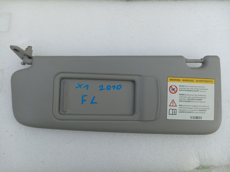BMW X1 E84 09-15 PASSENGER LEFT SIDE SUN VISOR GENUINE