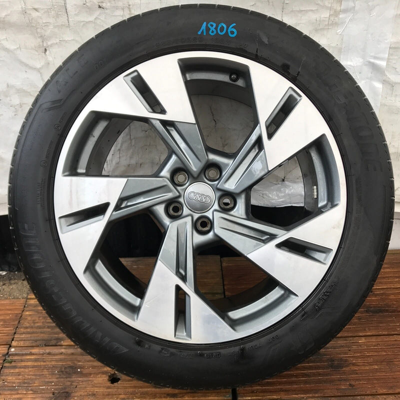 AUDI Q4 E-TRON GENUINE ALLOY WHEEL RIM 20' 9Jx20H2 ET38 & TYRE 255x50 R20