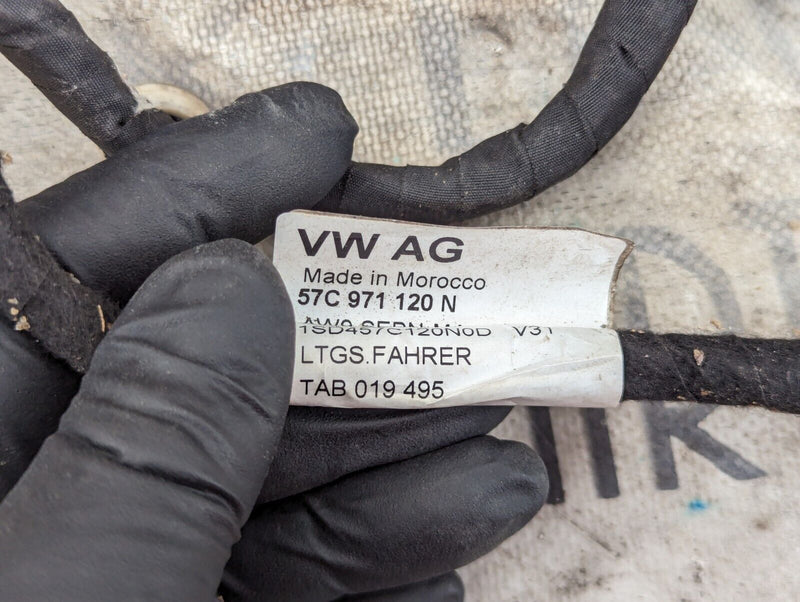SKODA KAROQ NU7 17-21 FRONT LEFT N/S DOOR WIRING HARNESS 57C971120N GENUINE