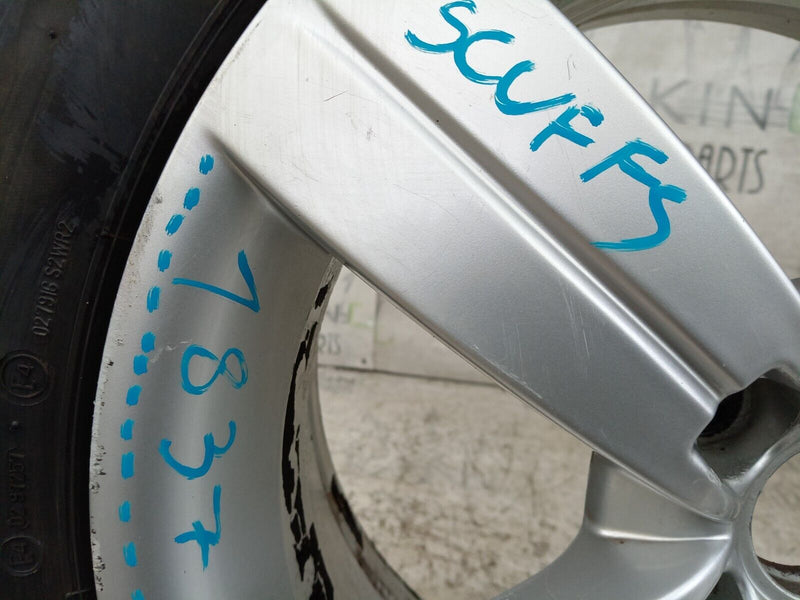 AUDI TT MK2 8J GENUINE ALLOY WHEEL RIM 17" 8Jx17H2 ET47 & TYRE 225x50 R17