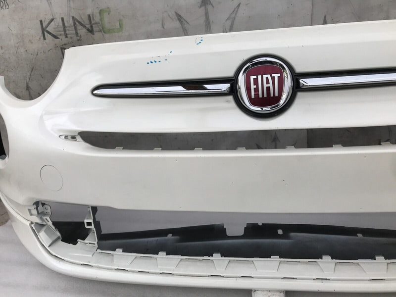 FIAT 500 LOUNGE FACELIFT 2015-23 FRONT BUMPER & TOP BADGE LOGO 735619491