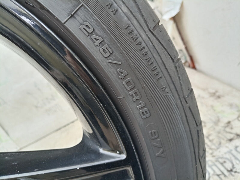 MERCEDES W205 AMG REAR ALLOY WHEEL RIM 18" 8.5Jx18H2 ET49 TYRE 245x40 R18