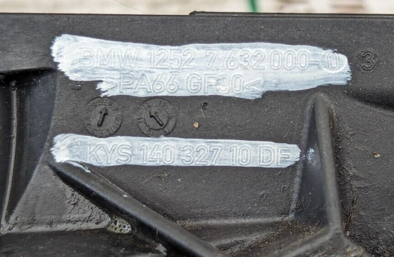 BMW 3 SERIES F30 11-19 BATTERY POSITIVE CABLE HOLDER PARTITION UNIT 7632000