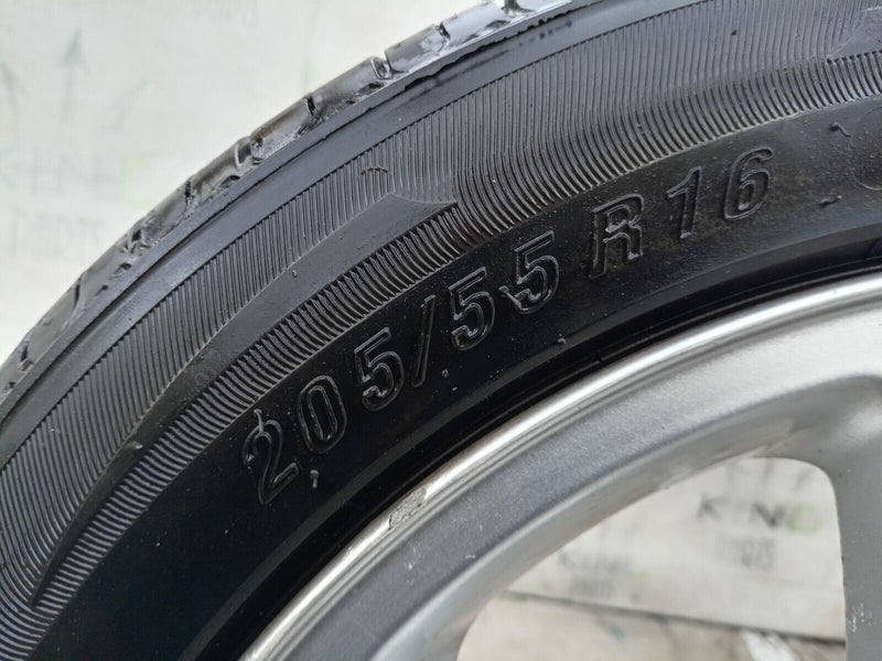 AUDI A3 8L GENUINE ALLOY WHEEL RIM 16" 7Jx16H2 ET44.5 &TYRE 205x55 R16