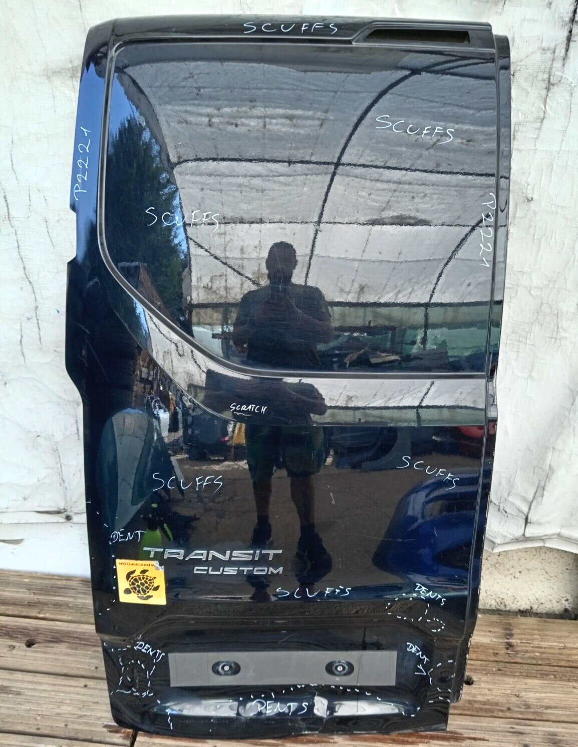 FORD TRANSIT CUSTOM fits LCI 2013-ON REAR DOOR PANEL LEFT PASSENGER SI