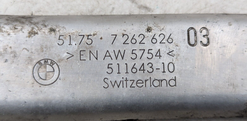 BMW 3 SERIES F30 2011-2019 ENGINE UNDER TRAY SUPPORT BRACKET 7262626 GENUINE