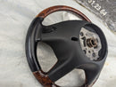MERCEDES S-CLASS S320 W221 2006-2013 LEATHER WOOD STEERING WHEEL A2214600303