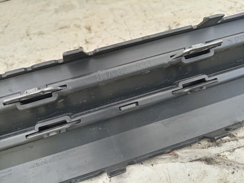AUDI Q2 2017-ON REAR BUMPER MIDDLE PANEL CENTRE TRIM 81A807833