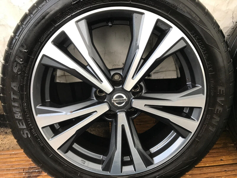 NISSAN QASHQAI J11 4x ALLOY WHEEL RIM SET 18' 7Jx18H2 ET40 *4x TYRE 215x55 R18