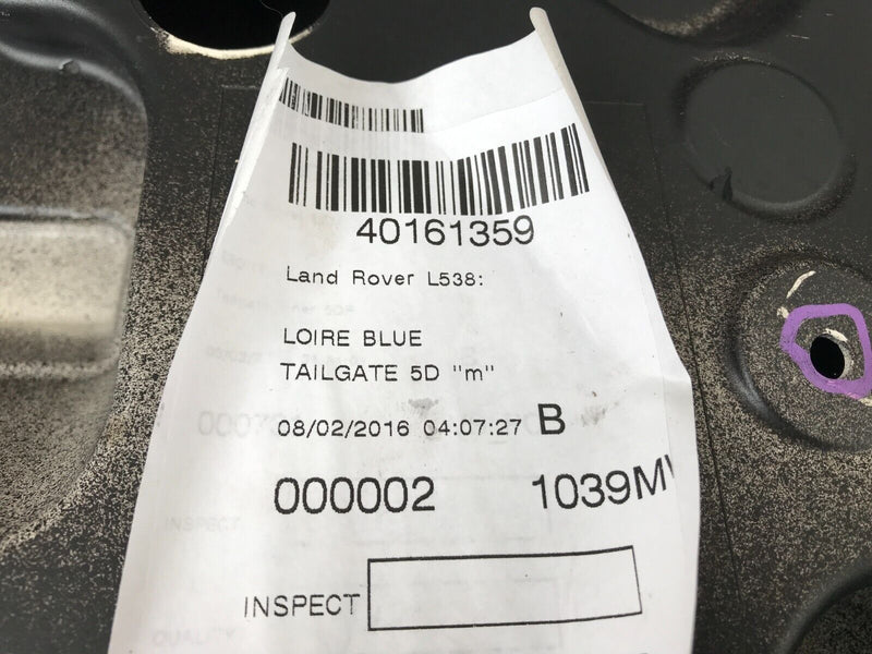 RANGE ROVER EVOQUE SD4 5-DR 2011-2015 BOOT LID TAILGATE IN BLUE GENUINE