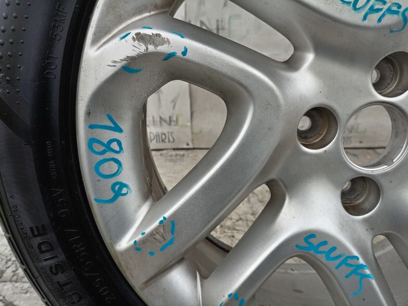 RENAULT CAPTUR 13-15 ALLOY WHEEL RIM 17" 6,5Jx17H2 CH40 TYRE 205/55/17 R19