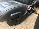FIAT 500 ABARTH BLACK LEATHER COMPLETE SEATS SET FRONT AND REAR SEAT & CARD DOOR