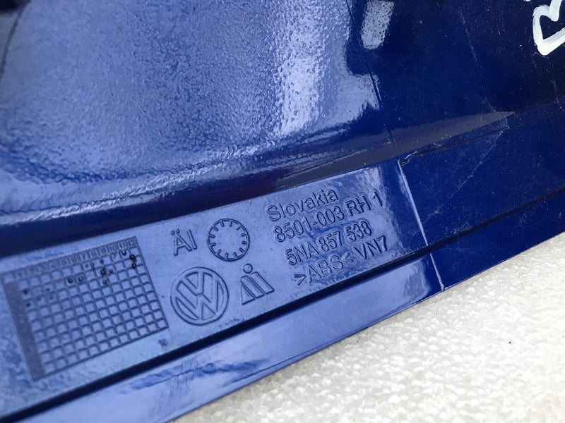 VW TIGUAN MK2 5N 16-22 RIGHT DOOR WING MIRROR TRIM COVER without BLIND SPOT HOLE