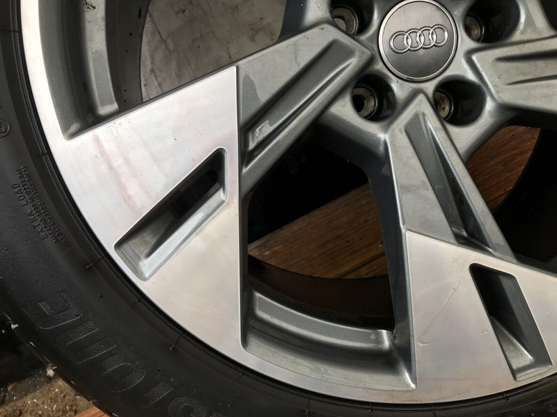 AUDI Q4 E-TRON GENUINE ALLOY WHEEL RIM 20' 9Jx20H2 ET38 & TYRE 255x50 R20