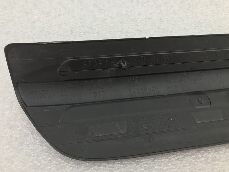 AUDI Q3 8U S-LINE REAR DOOR LEFT SIDE STEP PLATE SILL TRIM COVER 8U0.853.375B