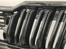 SKODA KODIAQ 2016-2020 FRONT BUMPER RADIATOR GRILL GRILLE in BLACK GLOSS