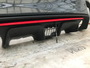 FIAT 500 ABARTH 595 LCI 2016-ON REAR BUMPER, DIFFUSER & TRIM MOULDING