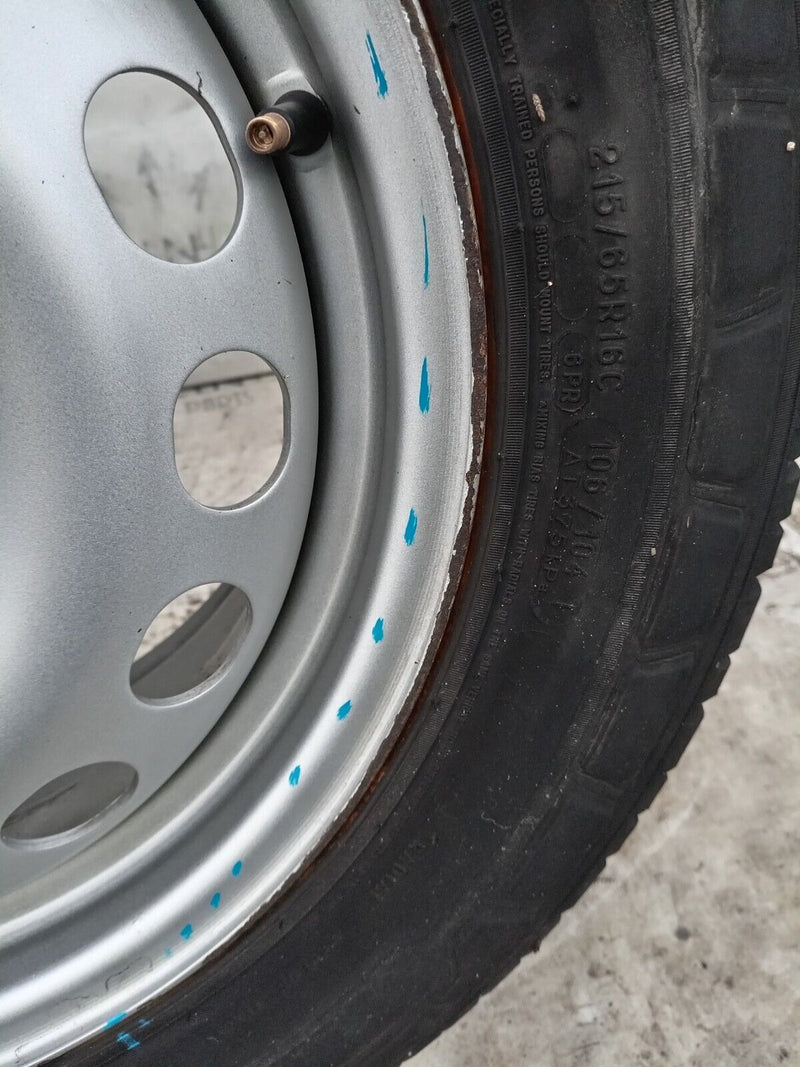 DISPATCH PROACE EXPERT STEEL WHEEL RIM 16' 7Jx16H2 ET46 & TYRE 215/65R/16C