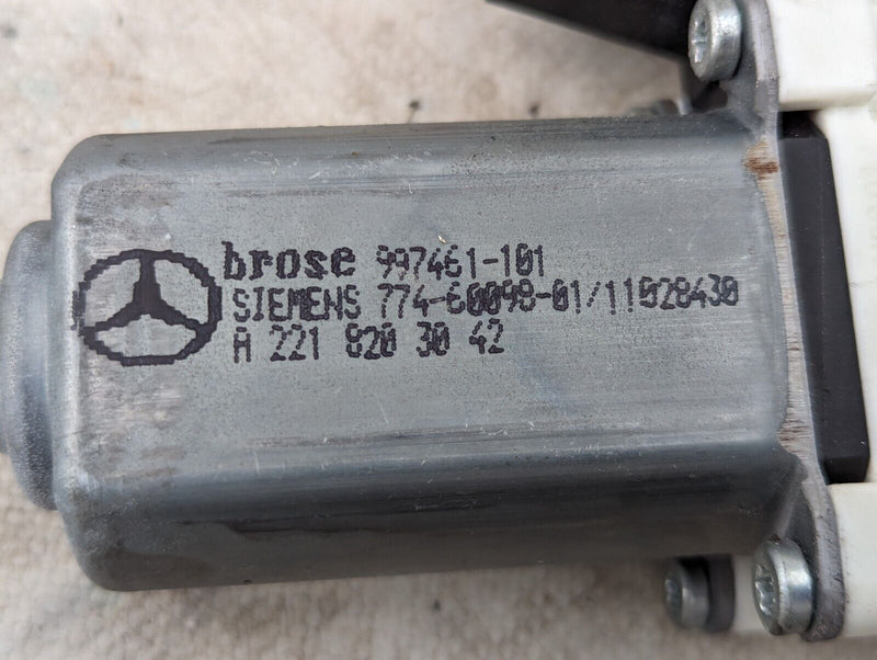 MERCEDES S-CLASS W221 06-13 REAR RIGHT O/S WINDOW MOTOR A2218203042 GENUINE