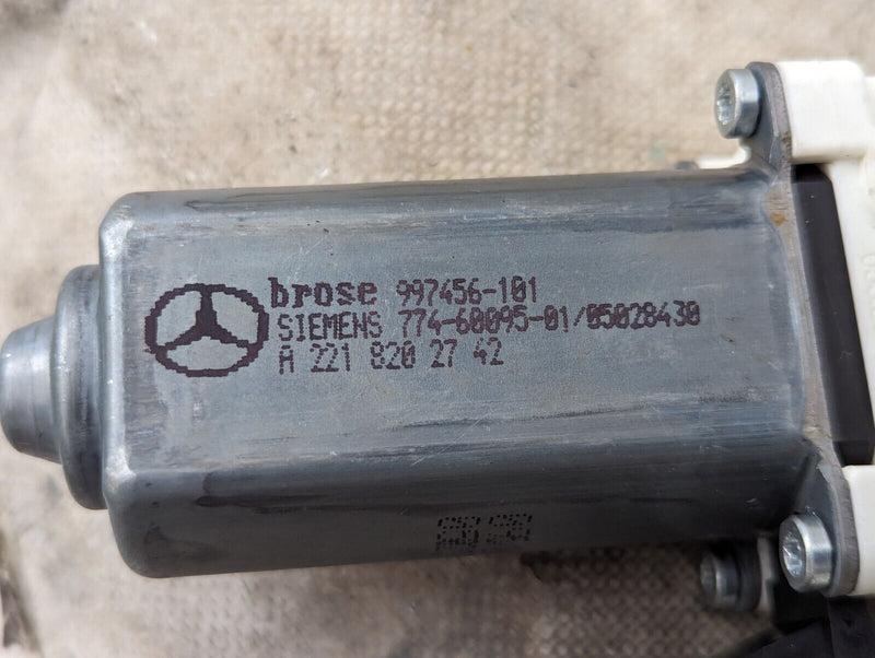 MERCEDES S-CLASS W221 06-13 FRONT LEFT N/S WINDOW MOTOR REGULATOR A2218202742