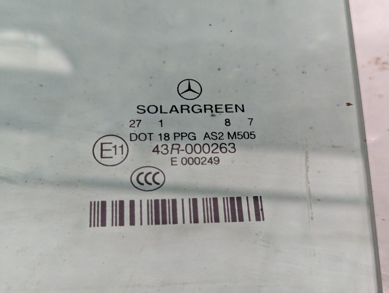 MERCEDES S-CLASS W221 06-13 REAR LEFT N/S WINDOW DOOR GLASS 43R-000263 GENUINE