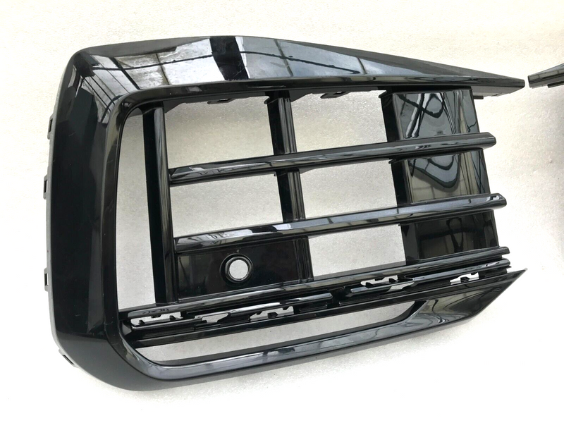 VW TOUAREG CR ELEGANCE 2023 FRONT BUMPER RIGHT DRIVER SIDE TRIM GRILL 760853666J