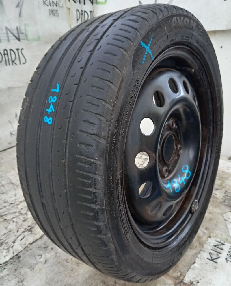FORD FIESTA MK6 FOCUS STEEL WHEEL RIM 15" 6Jx15H2 ET52.5 & TYRE 195/50/R15