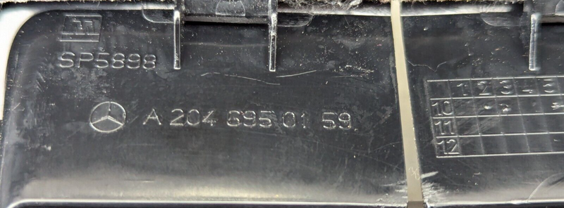 MERCEDES-BENZ C-CLASS W204 07-11 REAR PARCEL SHELF A2046901649 GENUINE