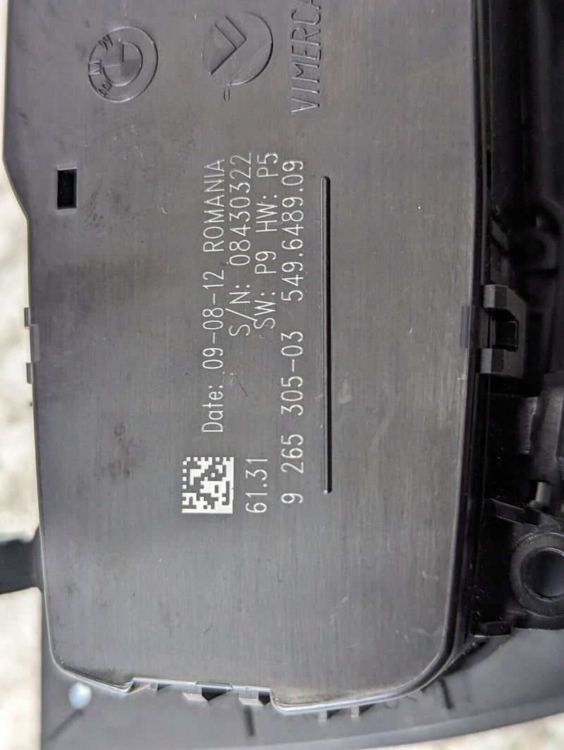 BMW 3 SERIES F30 11-19 HEADLIGHT FOG LIGHT CONTROL SWITCH TRIM 9218531 GENUINE