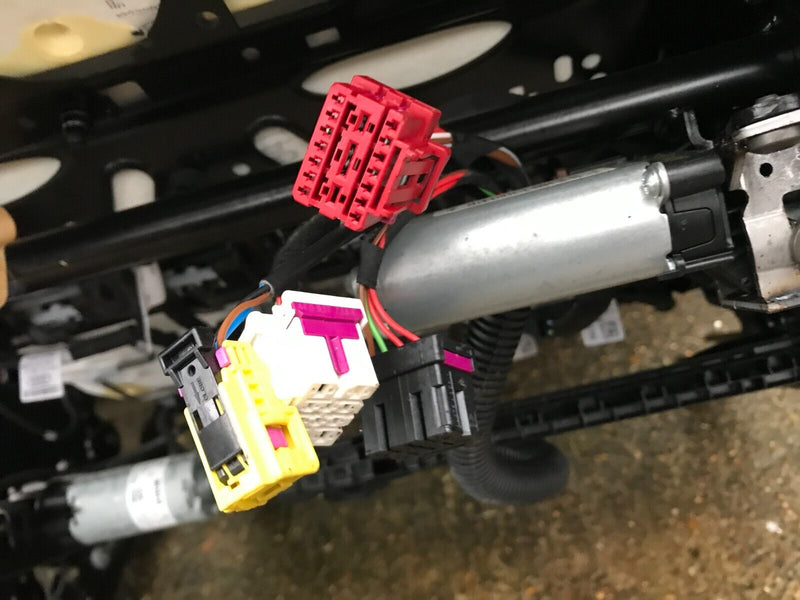 AUDI E-TRON ETRON BLACK LEATHER COMPLETE SEATS SET FRONT AND REAR SEAT