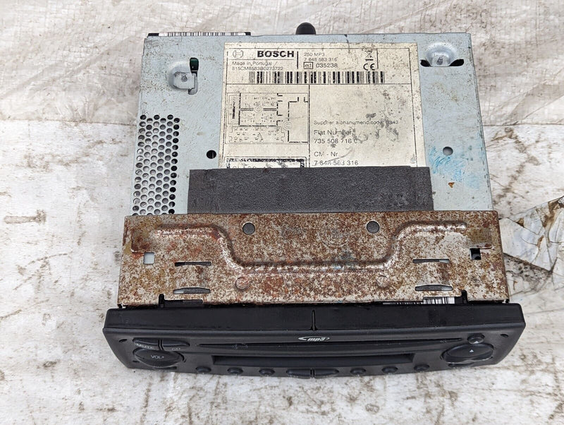 FIAT DUCATO 06-14 250 MP3 CD RADIO PLAYER 7648583316 GENUINE